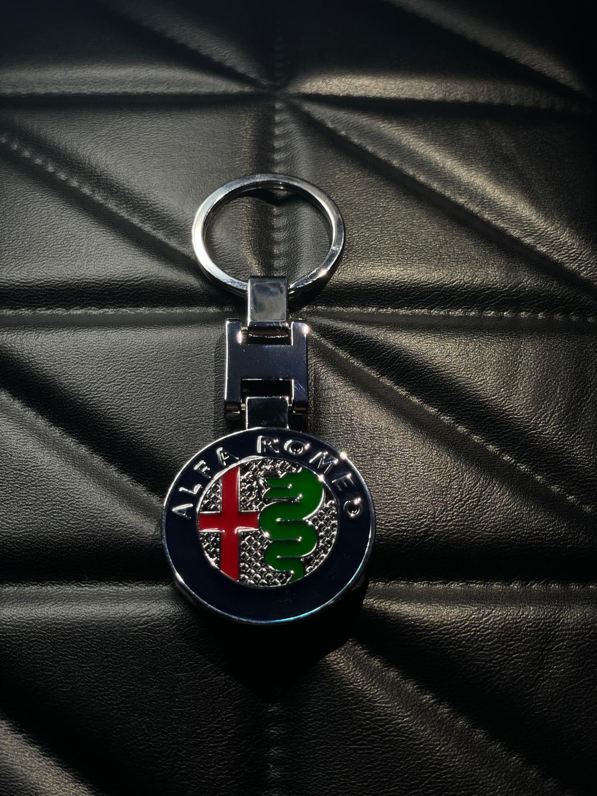 Metal Alfa Romeo Keychain