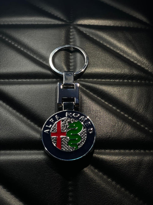 Metal Alfa Romeo Keychain