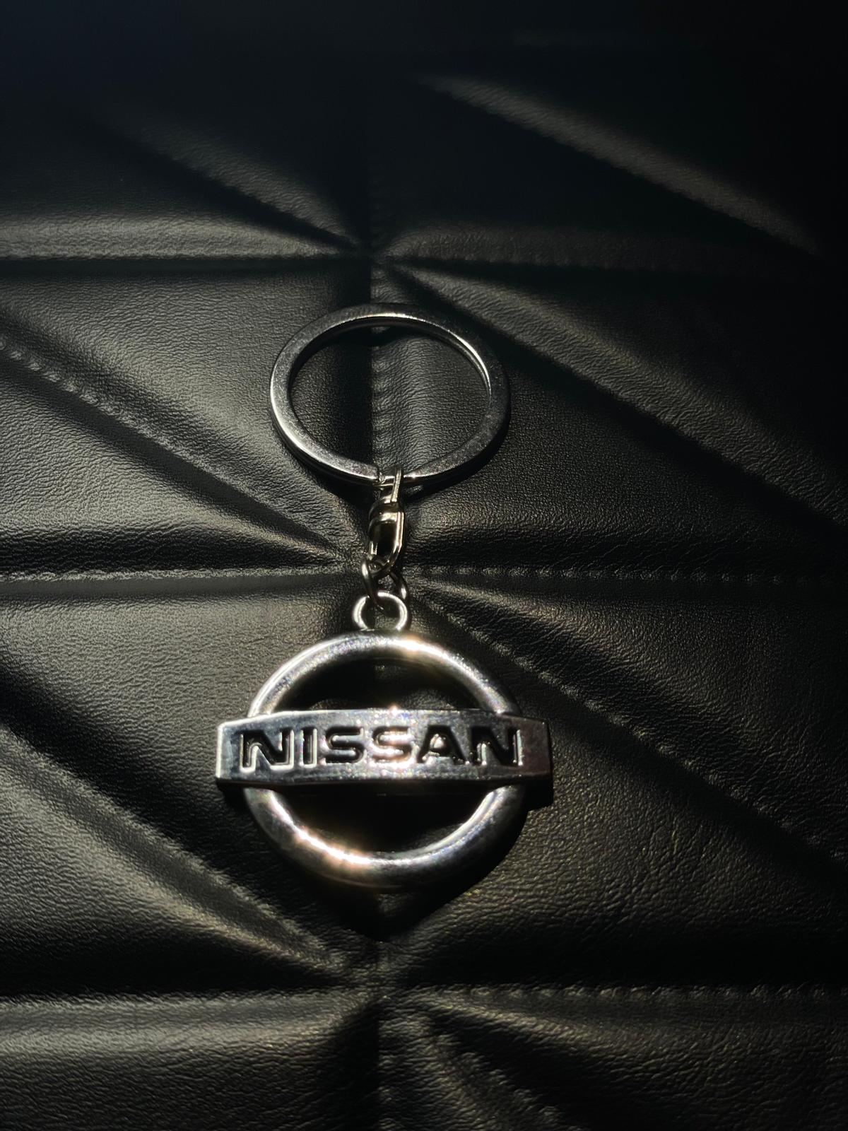 Metal Nissan Keychain