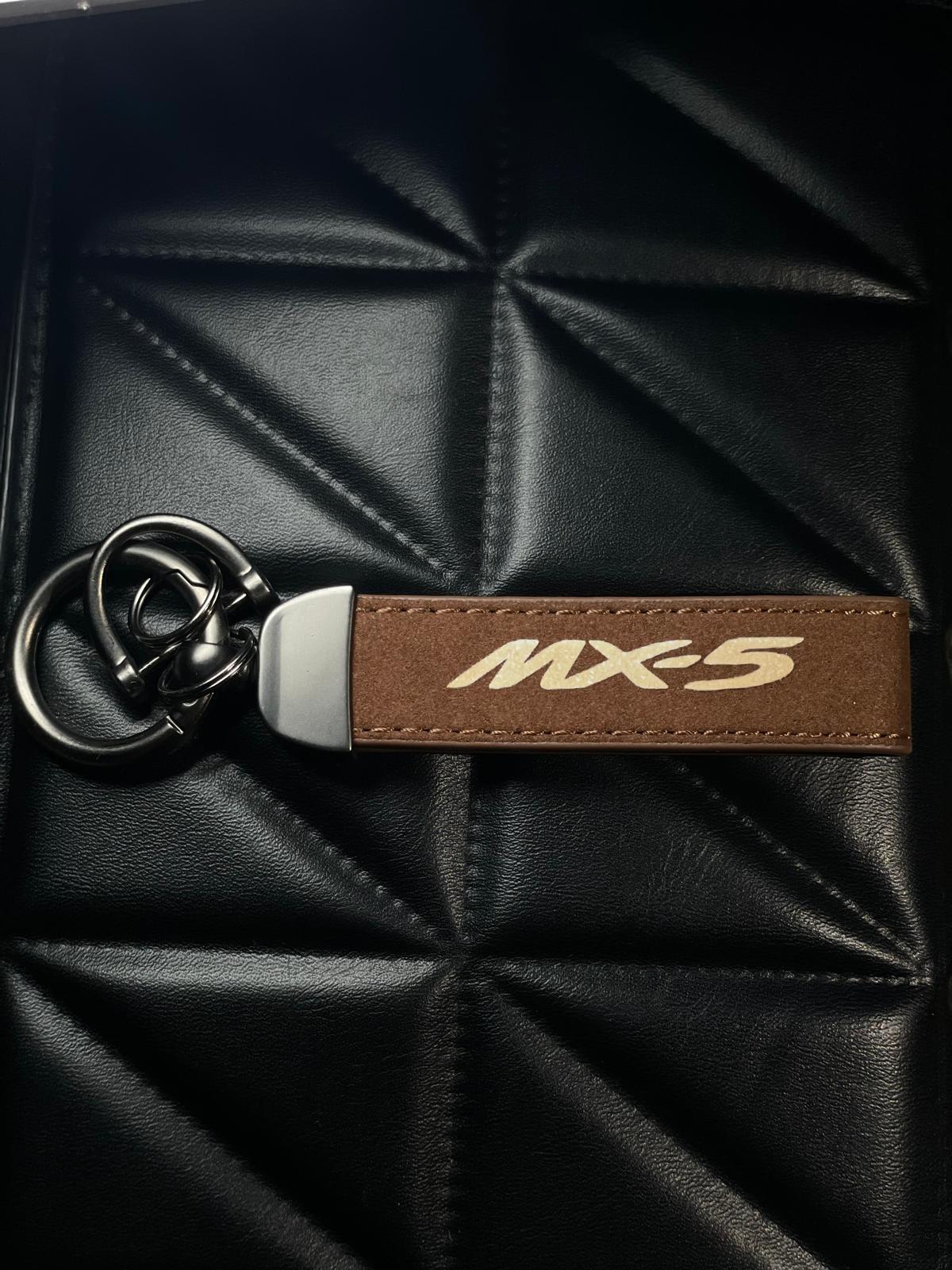 Leather MX-5 Keychain